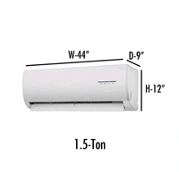 DREAM eHOME PVC White / Pink Color Printedc 1.5TonAc Cover for Split Indoor - 1.5 Ton, White /Pink, PVC, Pack of1